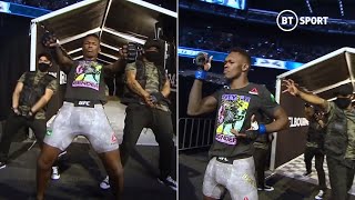 Israel Adesanya shows off incredible dance moves in legendary walkout at UFC 243 [upl. by Danieu]