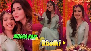 Arisha Razi Celebrates her Dholki [upl. by Lamej]