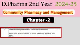 Community Pharmacy and Management Chapter 2 communitypharmacy [upl. by Kacie10]