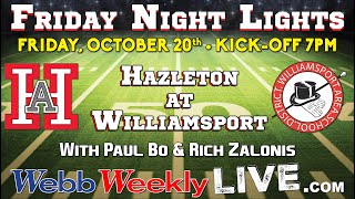 Hazleton vs Williamsport Football  October 20 2023 [upl. by Kessiah128]