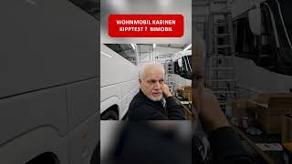 WOHNMOBIL KABINEN KIPPTEST Kippt das BIMOBIL um wenn man drin schläft [upl. by Tanny]