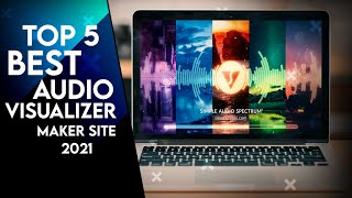 TOP 5 Best Free Audio Visualizer Maker Site For PC And Mobile 2023  No watermark [upl. by Oneil]