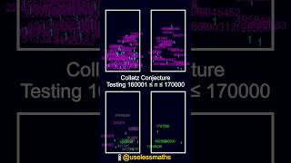 Collatz conjecture test 160001170000 [upl. by Mcgean]