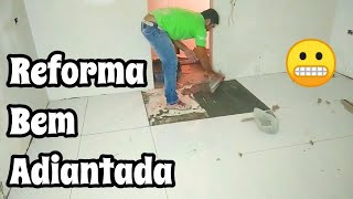 QUARTO E BANHEIRO PRONTO E COZINHA QUASE FINALIZADA  GALEGA BARREIROS [upl. by Ardeha]