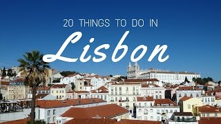 LISBON TRAVEL GUIDE  Top 20 things to do in Lisbon Portugal [upl. by Betthezel]