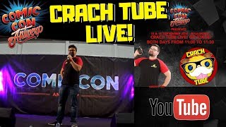 ANTWERP COMIC CON 2018  CRACH TUBE LIVE ON STAGE [upl. by Oramlub]