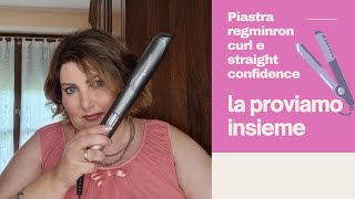 provo la piastra REGMINRON CURL E STRAIGHT CONFIDENCE [upl. by Pazice]