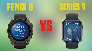 Garmin Fenix 8 vs Apple Watch Series 9  Full Specs Compare Smartwatches [upl. by Capps]