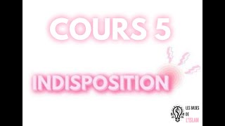 Les règles de lindisposition  menstrues cours5 [upl. by Ayarahs518]