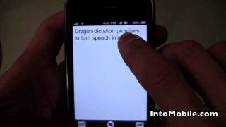 Dragon Dictation for iPhone [upl. by Whitman]