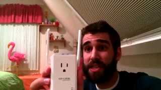 ★★★★★ TPlink n300 wifi range extender setup amp review  Amazon [upl. by Htbazile]