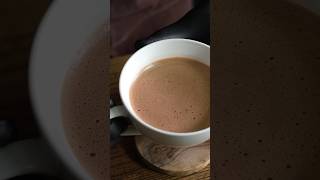 Mint hot chocolate made by récolte 泡立ちホットチョコレートミント shorts asmr cooking récolte [upl. by Lesly665]