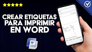 Cómo Hacer o Crear Etiquetas para Imprimir en Microsoft Word [upl. by Glynias]