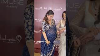 Pregnant Shraddha Arya flaunts her Baby Bump at an Event in Mumbai  Kumkum Bhagya  Kundali Bhagya [upl. by Ditter]