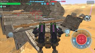 War Robots  test server 520 636 4 Heavy Slots NEW bots 1440p [upl. by Annahc]