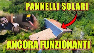 PANNELLI SOLARI FUNZIONANTI IN UNA CASA ABBANDONATA DA 15 ANNI MAI VISTO NULLA DEL GENERE [upl. by Wilton]