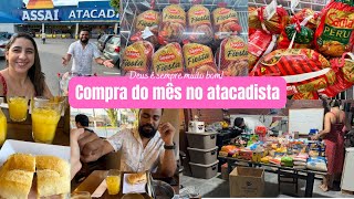 Compras do mês no atacadista Vlog no mercado Mostrei o valor total da compra Missão Virtuosa [upl. by Oneladgam]