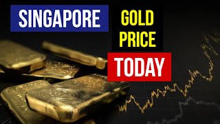 TODAY GOLD RATE IN SINGAPORE 24K 22K 21K GRAMTOLAKGOUNCE OZ [upl. by Gasperoni]