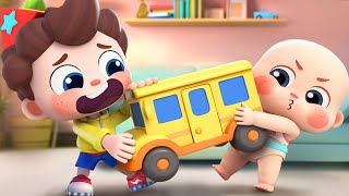 Play with Toys Gently  Sharing is Caring  Good Habits  Nursery Rhymes amp Kids Songs  BabyBus [upl. by Alel]