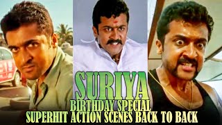 Suriya Birthday Special Superhit Action Scenes Back To Back  Khatarnak Khiladi 2 No 1 Judwaa Vel [upl. by Christye]