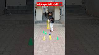 All types drill skill videocricketfan cricketlover batting viralvideo popular viralreels [upl. by Matheny992]