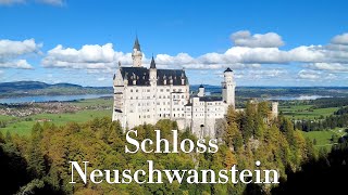 Germany Fussen Schloss Neuschwanstein [upl. by Nobell]