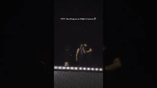 💍Boy parpose a girl at Diljit Dosanjh Pune Concert 🇮🇳 😍diljitdosanjh pune concert youtubeshorts [upl. by Niatsirt]