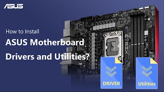 How to Install ASUS Motherboard Drivers and Utilities？  ASUS SUPPORT [upl. by Oalsecnew231]