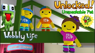 WE UNLOCKED THE UNSPEAKABLE PET IN WOBBLY LIFE [upl. by Elocen]