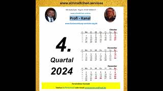 4 Quartal wwwschmidtchenservices YT102024 [upl. by Baoj]