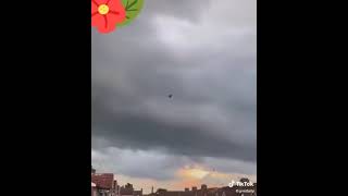 Bin flying  UK Storm Eunice  Horrible Windy [upl. by Atiuqihs]