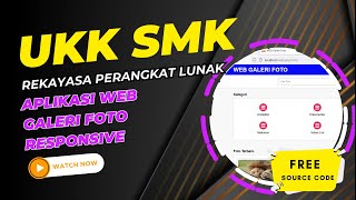 UKK SMK RPL  Web Galeri Foto Responsive [upl. by Marmawke126]