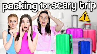 PACKING FOR THE SCARIEST TRIP OF OUR LIFE  Family Fizz [upl. by Torre]