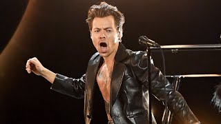 GRAMMYs 2021 Harry Styles Sings Watermelon Sugar in ELECTRIFYING Performance [upl. by Viridis]