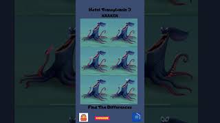 Kraken Hotel Transylvania 3  Find The Differences Shorts Games [upl. by Heck]