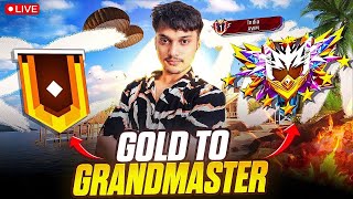 🔴Live Dominating Top 1 Grandmaster V Badge Lobby🗿😤Serious Grandmaster Pushing😡Garena Free Fire [upl. by Sheng506]