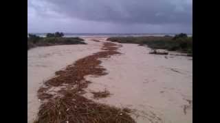 Mojacar floods  Rio Aguas [upl. by Arutnev]