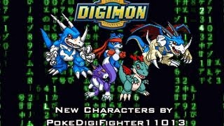 DIGIMON MUGEN Project WIP  New characters by PokeDigiFighter11013 [upl. by Hebrew]