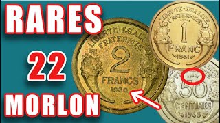 LES 22 Pièces de MONNAIES RARES et Chères Signées MORLON [upl. by Madella456]