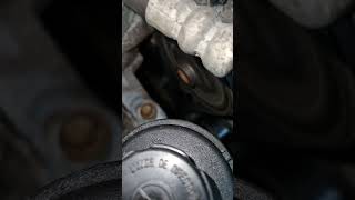 VOLVO V70 NOISE AFTER TIMING BELT REPLACEMENT ALTERNATOR BELT TENSIONER FAILURE mechanic car [upl. by Ylac]