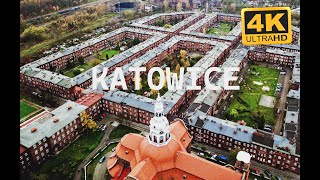 Beauty of Katowice Poland Drone Video in 4K World in 4K [upl. by Gregorio]