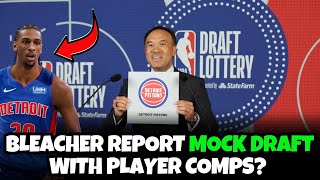 Reacting to Bleacher Report latest 2024 NBA Mock Draft [upl. by Enelear]