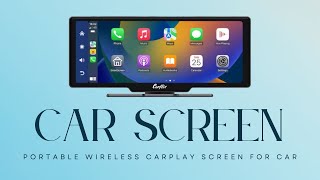 Portable Wireless CarPlay Screen for Car [upl. by Fulcher]