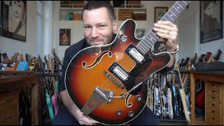 Höfner 4572ii Thinline Guitar 1970 West Germany vintage  demo [upl. by Nahn]