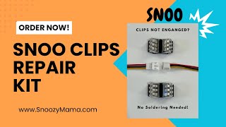 How to Fix SNOO Clips Not Engaged Issue Snoo Wire Clips Repair by an Expert [upl. by Anyaj908]