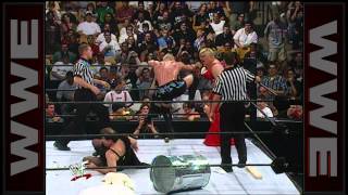 Pat Patterson vs Gerald Brisco Hardcore Championship Evening Gown Match  King of the Ring 2000 [upl. by Anes314]