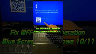 Fix WFP Invalid Operation Blue Screen Error on Windows 1011 💻 youtubeshorts shorts [upl. by Latta554]