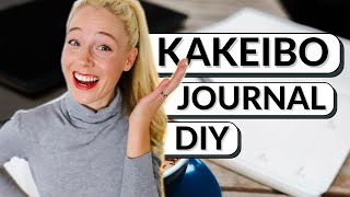 Kakeibo Journal  Kakeibo Bullet Journal Budget Tracker Homemade [upl. by Cave707]