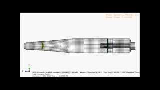 Dynamic simulation of ultrasonic transducer [upl. by Georas]