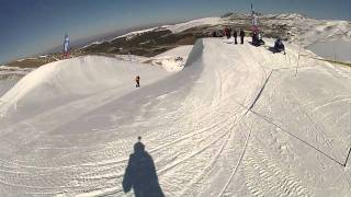 El half pipe de Sierra Nevada abierto al snowboard y freestyle [upl. by Pessa]